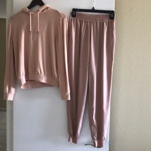 Alice and Olivia hooded sweatshirt and pants set